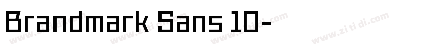 Brandmark Sans 10字体转换